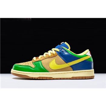 Men's and Women's Nike Dunk Low Premium SB Brooklyn Projects Halo Zitron 313170-771