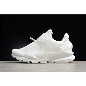 Men's and Women's Nike Sock Dart KJCRD Triple White 819686-100