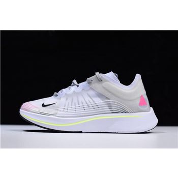 Men's Size Nike Zoom Fly SP BETRUE White/Black-Palest Purple AR4348-105