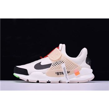 Cheap Off-White x Nike La Nike Sock Dart White/Black AA8696-101