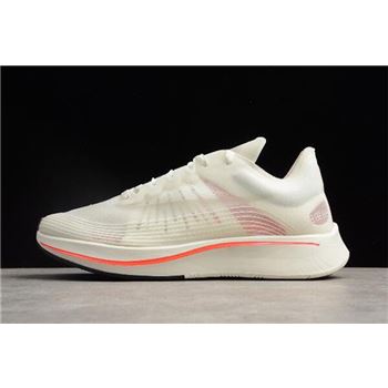 WMNS Nikelab Zoom Fly SP Breaking2 White/Sail-Bright Crimson AA3172-100