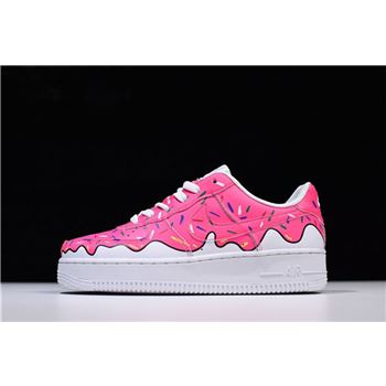 Custom Sneaker BOYZ x Nike Air Force 1 Low Pink White Women's Size 596728-818