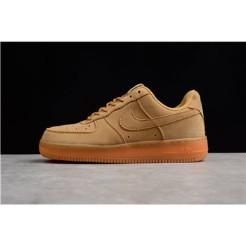 Latest Nike Mens and WMNS Air Force 1 Low Wheat Flax/Flax 888853-200