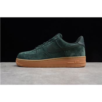 Mens and WMNS Nike Air Force 1 '07 LV8 Suede Outdoor Green AA1117-300
