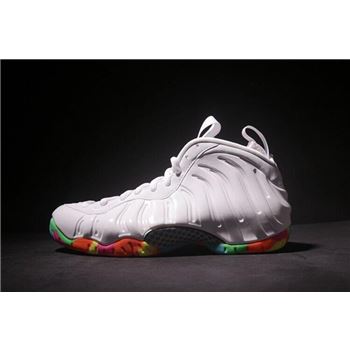 Nike Little Posite One Fruity Pebbles White/Pink Foil-Cascade Blue-Poison Green 644791-100