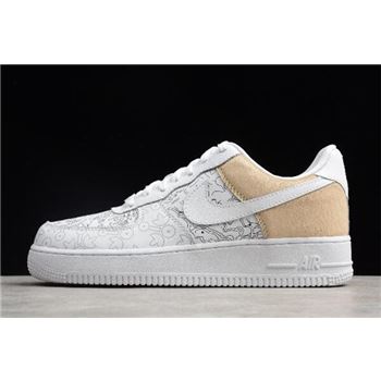 Nike Air Force 1 Low PRM YOTD '18 White Grey A09281-100 For Sale