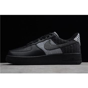 Nike Air Force 1 Low Patchwork Black/Black-White AT0062-001
