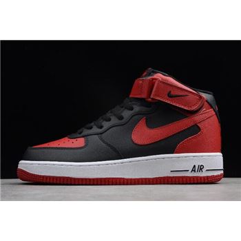 Nike Air Force 1 Mid Bred Black/Gym Red-White 315123-029