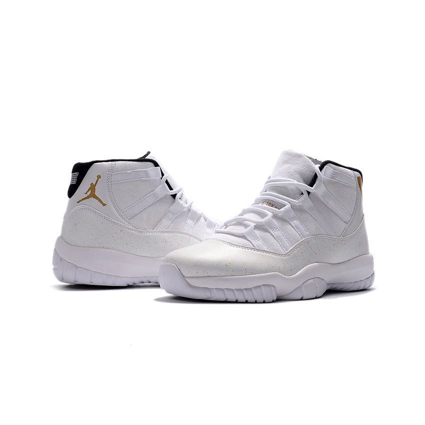 Air Jordan 11 Ovo White Gold Men S Basketball Shoes Nike Factory