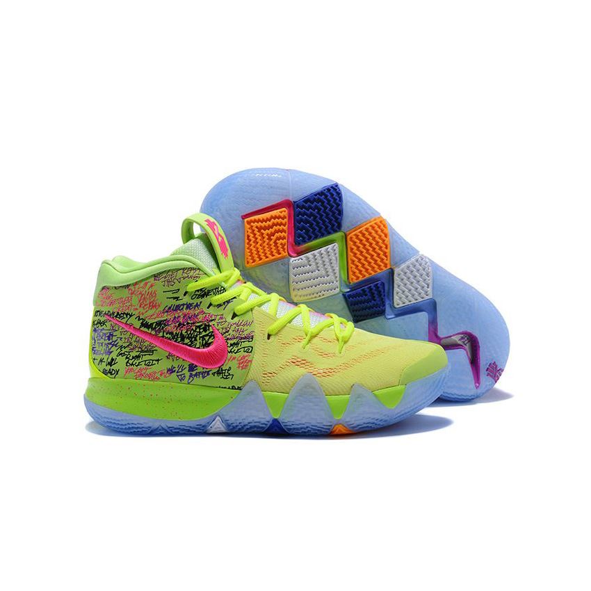 Men's Nike Kyrie 4 Confetti MultiColor Basketball Shoes 943806900