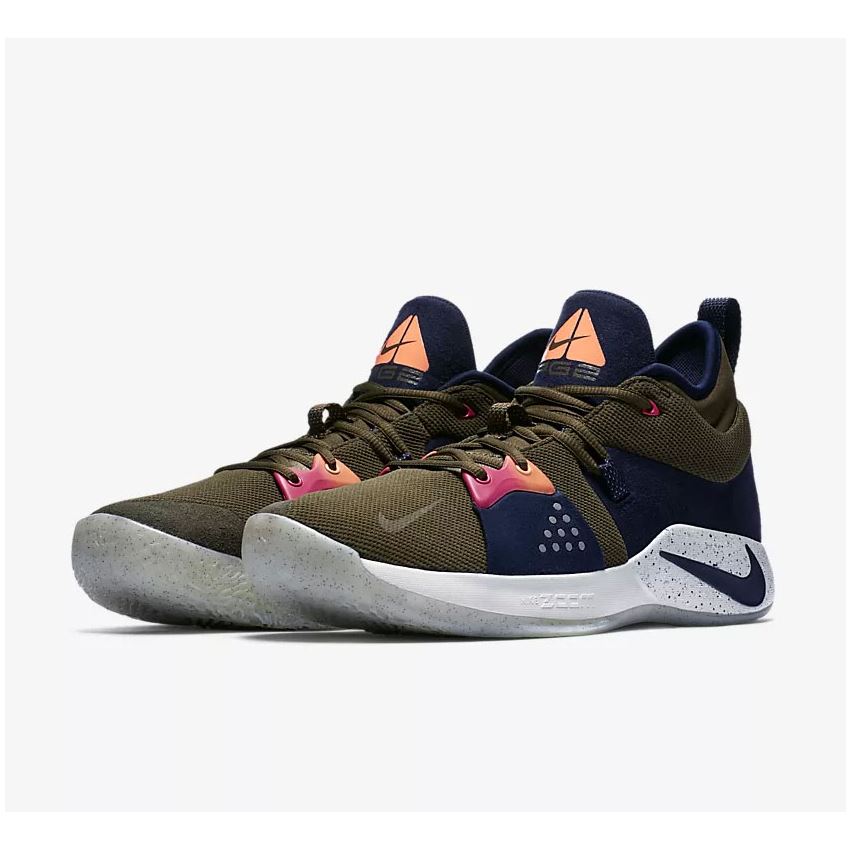2018 Nike PG 2 ACG EP Olive Canvas Basketball Shoes Free Shipping, Nike ...