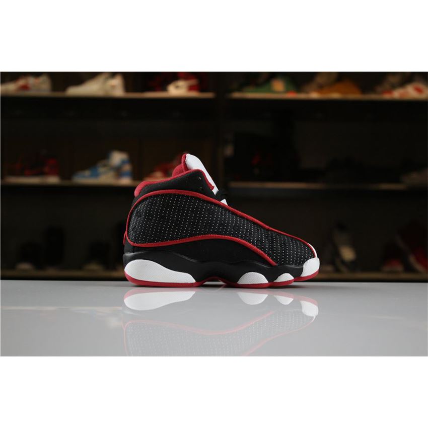Kid's Air Jordan 13 Black/True Red-White For Sale, Nike Outlet, Nike Store
