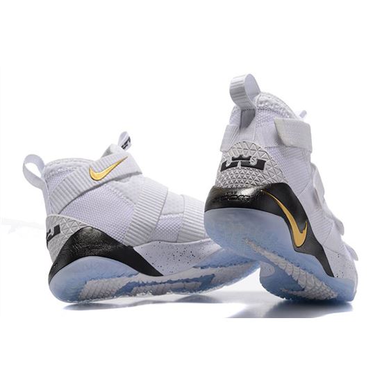 lebron soldier 11 white and gold